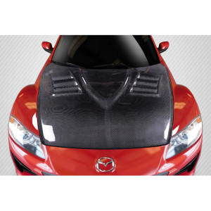 2004-2008 Mazda RX-8 Carbon Creations Vader Hood - 1 Piece - image 1