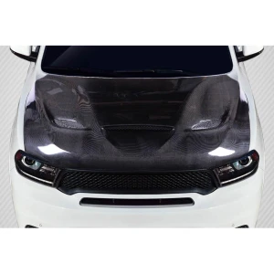 2011-2026 Dodge Durango SRT Hellcat Look Carbon Fiber Hood - image 1