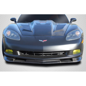 2005-2013 Chevrolet Corvette C6 ZR Front Lip Splitter - 3 Piece ( Base Model) - image 1