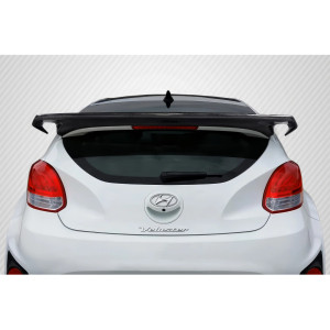 2012-2017 Hyundai Veloster Turbo Carbon Creations Sequential Rear Wing Spoiler - 1 Piece - image 1