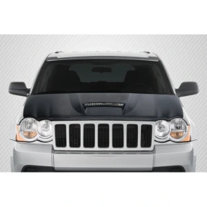 2005-2010 Jeep Grand Cherokee SRT Look Carbon Fiber Hood - image 1