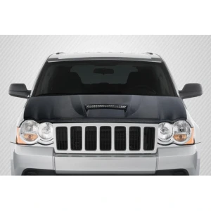 2005-2010 Jeep Grand Cherokee SRT Look Carbon Fiber Hood - image 1