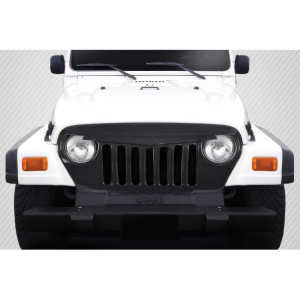 1997-2006 Jeep Wrangler Carbon Creations Predator Grille - 1 Piece (S) - image 1