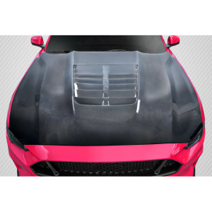2018-2023 Ford Mustang Carbon Creations GT500 V2 Hood - 1 Piece - image 1