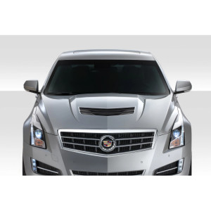 2012-2019 Cadillac ATS Duraflex V Look Hood - 1 Piece - image 1