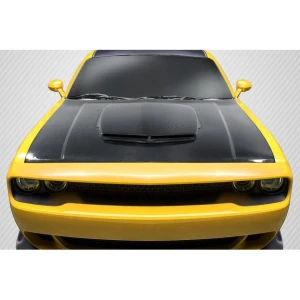 2008-2023 Dodge Challenger TA Look Carbon Fiber Hood - image 1