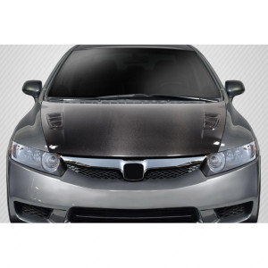 2006-2011 Honda Civic 4DR Type M Hood - 1 Piece - image 1