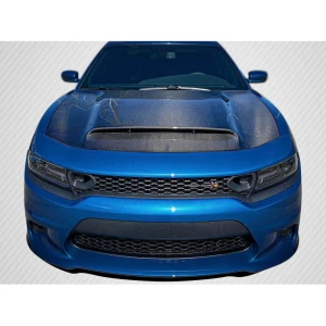 2015-2023 Dodge Charger Demon Look Carbon Fiber Hood - image 1