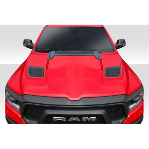 2019-2025 Dodge Ram Duraflex Rebel Mopar Look Hood - 1 Piece - image 1
