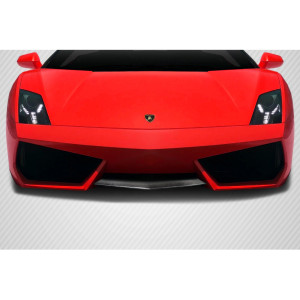 2004-2013 Lamborghini Gallardo Carbon Creations LP560 LP570 Look Front Middle Add On Lip Spoiler Air Dam - 1 Piece - image 1