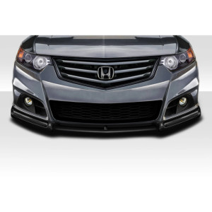 2009-2014 Acura TSX HFP V3 Look Front Lip Under Spoiler Air Dam - 3 Piece ( fits modulo bumper only ) - image 1