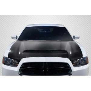 2011-2014 Dodge Charger Carbon Creations Demon Look Hood - 1 Piece - image 1