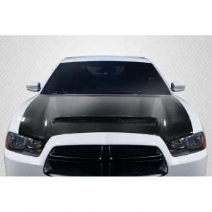 2011-2014 Dodge Charger Demon Look Carbon Fiber Hood - image 1