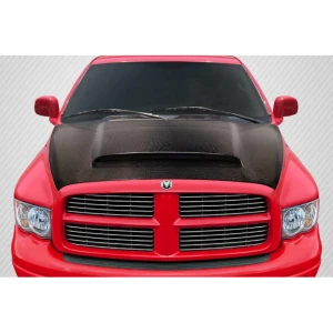 2002-2008 Dodge Ram Demon Look Carbon Fiber Hood - image 1