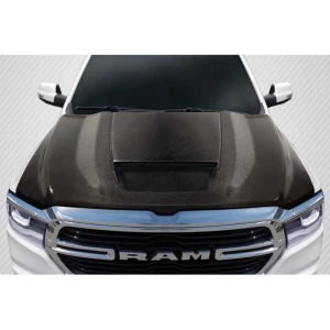 2019-2025 Dodge Ram SRT Ram Air Carbon Fiber Hood - image 1