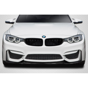 2014-2018 BMW M3 F80 2014-2020 M4 F82 F83 CS Look Front Lip Under Spoiler - 1 Piece (S) - image 1