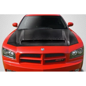 2006-2010 Dodge Charger Demon Look Hood - 1 Piece - image 1