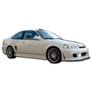 1996-2000 Honda Civic Duraflex B-2 Side Skirts Rocker Panels - 2 Piece - image 1