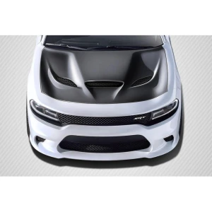 2015-2023 Dodge Charger Hellcat Carbon Fiber Hood - image 1