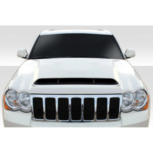 2005-2010 Jeep Grand Cherokee Duraflex Demon Look Hood - 1 Piece - image 1