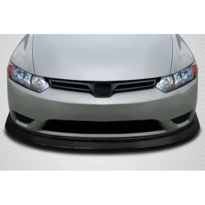 2006-2008 Honda Civic 2DR MDF Front Lip Under Spoiler - 1 Piece - image 1