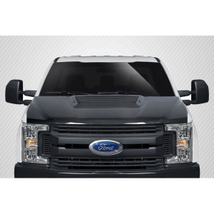 2017-2022 Ford Super Duty F250 F350 F450 Carbon Creations Raptor Look Hood - 1 Piece - image 1