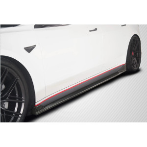 2017-2023 Tesla Model 3 Carbon Creations GT Concept Side Skirt Rocker Panels - 2 Piece - image 1