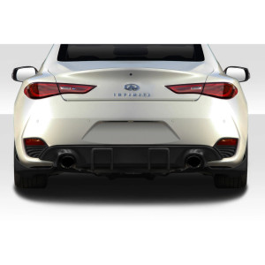 2017-2022 Infiniti Q60 Duraflex J Spec Rear Diffuser - 3 Piece - image 1