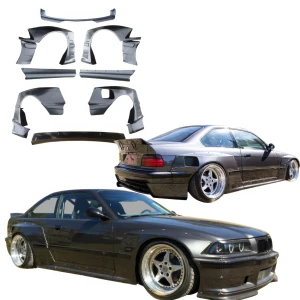 FRP TKYO Wide Body Kit 12pc w Wing > BMW 318i 325i (E36) 1992-1998 > 2dr Coupe - image 1