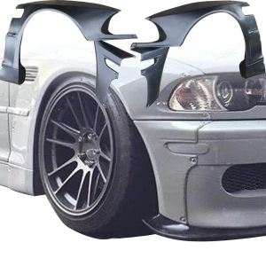 FRP TKYO Wide Body Fender Flares (front) 4pc 20mm > BMW 325Ci 330Ci (E46) 1999-2001 > 2dr Coupe - image 1