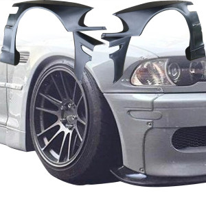 VSaero FRP TKYO Wide Body Fender Flares (front) 4pc 20mm > BMW 325Ci 330Ci (E46) 1999-2001 > 2dr Coupe - image 1