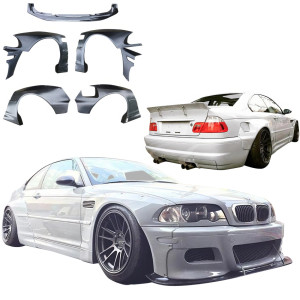 VSaero FRP TKYO Wide Body Kit 7pc > BMW 325Ci 330Ci (E46) 1999-2001 > 2dr Coupe - image 1