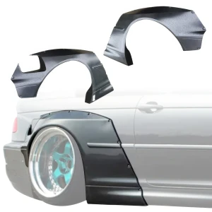 FRP TKYO Wide Body Fender Flares (rear) 60mm > BMW M3 (E46) 2002-2005 > 2dr Coupe - image 1