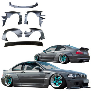 VSaero FRP TKYO Wide Body Kit 8pc > BMW M3 (E46) 2002-2005 > 2dr Coupe - image 1