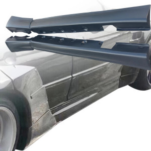VSaero FRP TKYO V1 Wide Body Side Skirts for BMW 325i 330i (E46) 1999-2005 > 4dr Sedan - image 1 VSaero FRP TKYO V1 Wide Body Side Skirts for BMW 325i 330i (E46) 1999-2005 > 4dr Sedan - image 1