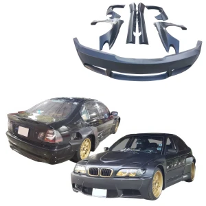 FRP TKYO V1 Wide Body Kit > BMW 325i 330i (E46) 2002-2005 > 4dr Sedan - image 1