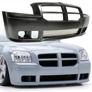 FRP SRT8 Style Front Bumper 1pc > Dodge Magnum 2005-2007 - image 1