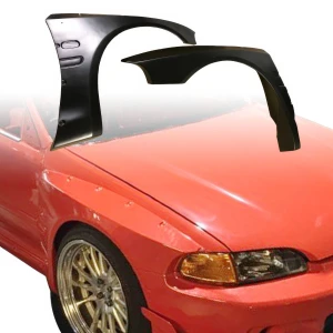 FRP TKYO Wide Body Fender Flares (front) 40mm > Honda Civic EG 1992-1995 > 3dr Hatchback - image 1