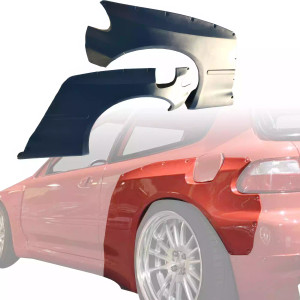 FRP TKYO Wide Body Fender Flares (rear) 50mm > Honda Civic EG 1992-1995 > 3dr Hatchback - image 1