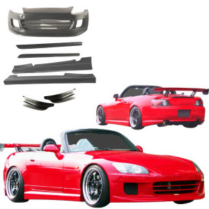 VSaero FRP GSPO Body Kit 7pc > Honda S2000 AP1 2000-2003 - image 1