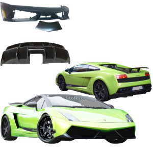 VSaero FRP LP540 LP550 SL Body Kit 3pc for Lamborghini Gallardo 2009-2013 - image 1 VSaero FRP LP540 LP550 SL Body Kit 3pc for Lamborghini Gallardo 2009-2013 - image 1