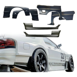 VSaero FRP TDES RAME Wide Body Fender Set 6pc > Mazda RX-7 (FC3S) 1986-1992 - image 1