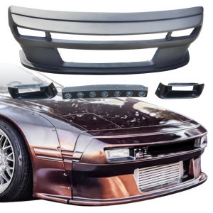 VSaero FRP TKYO Wide Body Smooth Front Bumper for Mazda RX-7 (FC3S) 1986-1992 - image 1 VSaero FRP TKYO Wide Body Smooth Front Bumper for Mazda RX-7 (FC3S) 1986-1992 - image 1