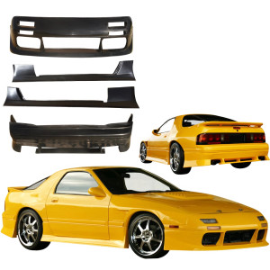 VSaero FRP VANQ Body Kit 4pc > Mazda RX-7 (FC3S) 1986-1992 - image 1