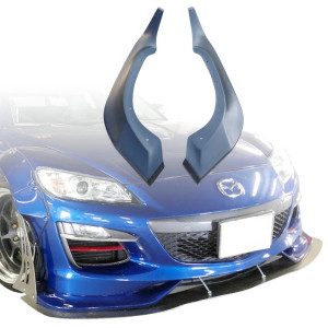 VSaero FRP TKYO Wide Body Front Lip Add-ons 2pc > Mazda RX-8 (SE3P) 2009-2011 - image 1