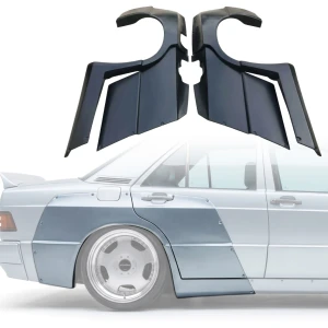 FRP TKYO Wide Body Fenders (rear) 4pc > Mercedes-Benz 190E (W201) 1988-1993 - image 1