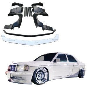 VSaero FRP TKYO Body Kit 12pc > Mercedes-Benz 190E (W201) 1988-1993 - image 1
