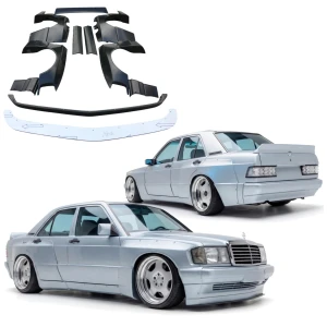FRP TKYO Body Kit w Wing 13pc > Mercedes-Benz 190E (W201) 1988-1993 - image 1
