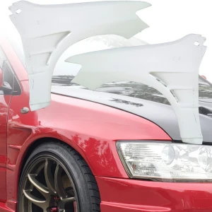 FRP CSPE Wide Body 20mm Fenders (front) > Mitsubishi Evolution EVO8 EVO9 CT9A 2003-2006 - image 1