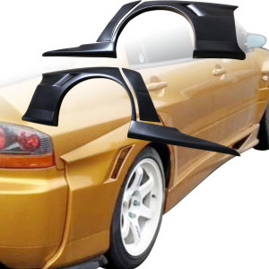 VSaero FRP VOLT Wide Body Fenders (rear) 4pc > Mitsubishi Evolution EVO8 EVO9 CT9A 2003-2006 - image 1